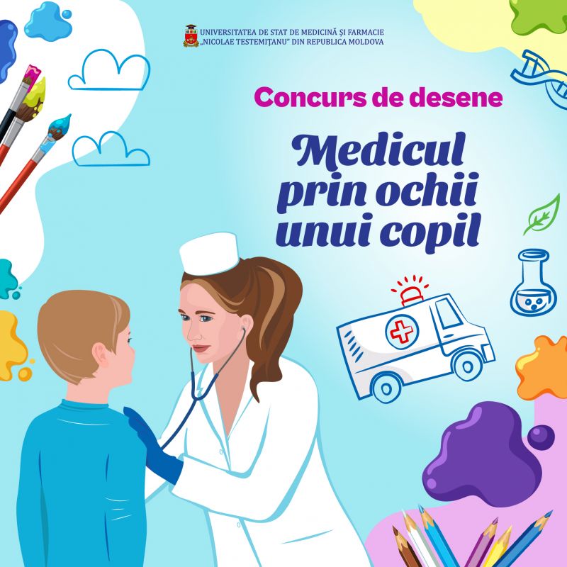 Concurs de desene Medicul prin ochii unui copil